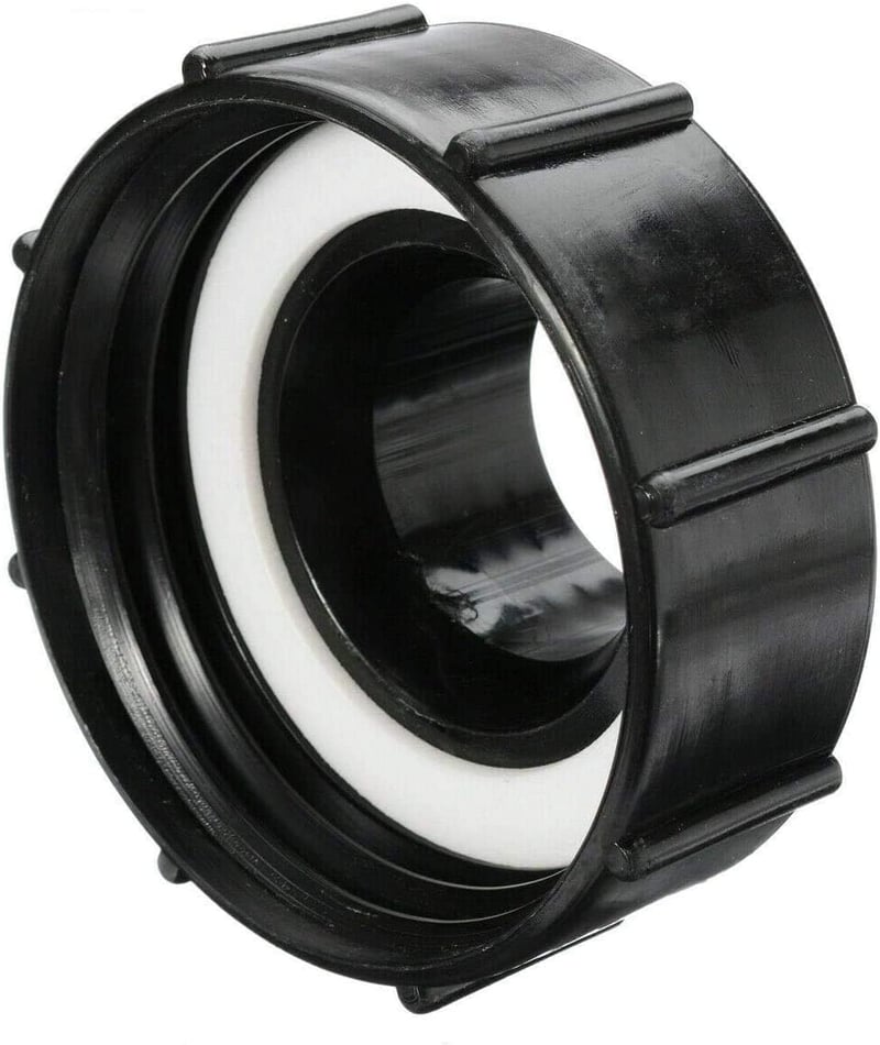 OrangeClub IBC Adapter DN80 3" S100x8 - DN50 2" S60x6 Csökkentő Adapter Esővíz Tartályhoz Polipropilén