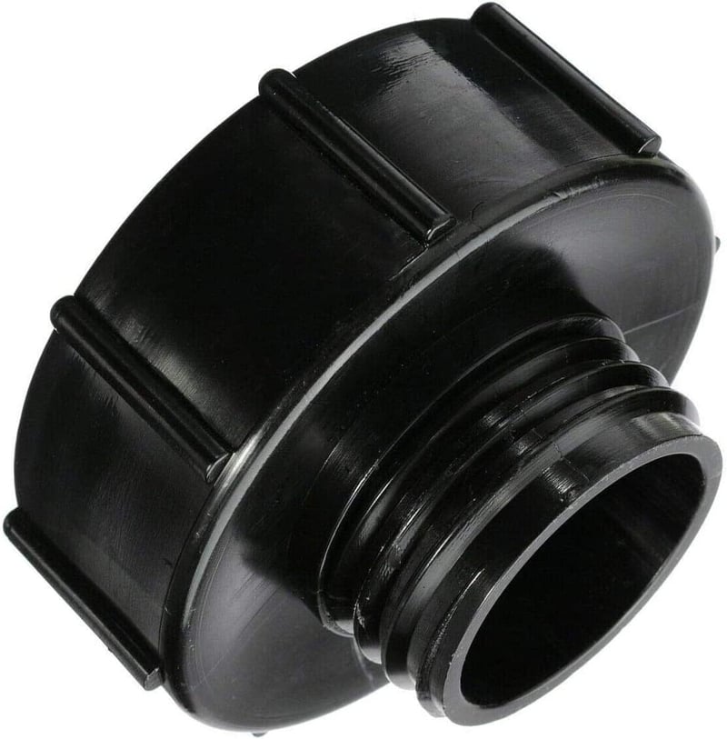 OrangeClub IBC Adapter DN80 3" S100x8 - DN50 2" S60x6 Csökkentő Adapter Esővíz Tartályhoz Polipropilén