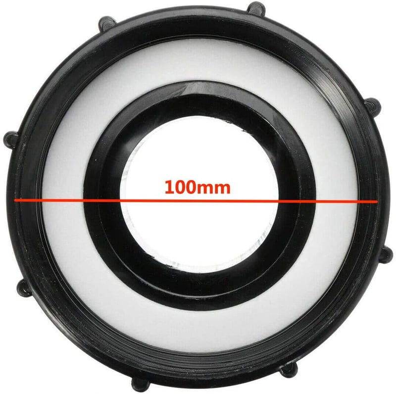OrangeClub IBC Adapter DN80 3" S100x8 - DN50 2" S60x6 Csökkentő Adapter Esővíz Tartályhoz Polipropilén