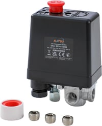 ORAZIO 3 Portos Légkompresszor Nyomáskapcsoló 220V 16A - Egyfázisú 1/4" BSP Szelep 6-8 Bar Nyomástartományú Vezérlő 2