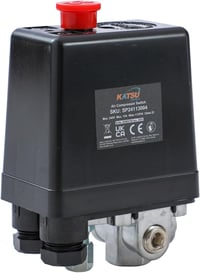 ORAZIO 3 Portos Légkompresszor Nyomáskapcsoló 220V 16A - Egyfázisú 1/4" BSP Szelep 6-8 Bar Nyomástartományú Vezérlő 7