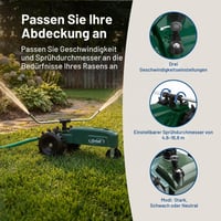Orbit 58322 Utazó Locsolófej Önjáró Kerti Sprinkler Zöld 6