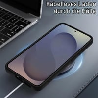 ORDA puzdro pre Samsung Galaxy S25 FE, 6,7 palca, kompletná ochrana fotoaparátu, nárazuvzdorné, odolné proti poškriabaniu, matné, nezanecháva odtlačky prstov, polopriehľadný zadný kryt, čierne 5