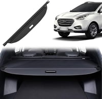 OREALTOOL Csomagtér Takaró Hyundai IX35 2010-2017 Fekete Kihúzható Roló Árnyékoló Csomagtartó Védő 1