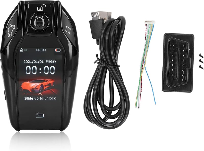 Oreb TK800+ Okos Autókulcs LCD Kijelzővel, Központi Zár és Ablakemelő Vezérlés