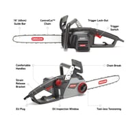 Oregon CS1400 elektromos láncfűrész - 2400 W, 40 cm vezetőléc, ControlCut lánc 3