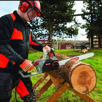 Drujbă electrică Oregon CS1500 2400W cu șină de ghidare de 45 cm – Ascuțire și lubrifiere automată PowerSharp, recul redus, gri 7