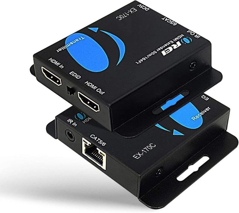 OREI 4K HDMI Ethernet Extender CAT5/CAT6/CAT7 50m IR Loop Out