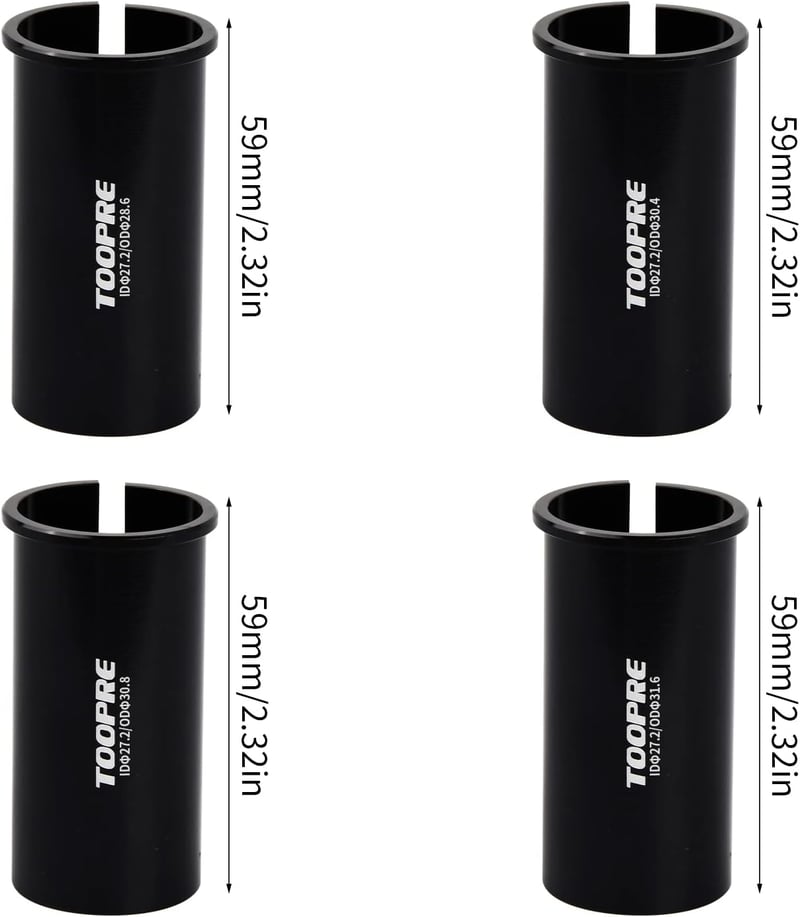Orenge Kerékpár Nyeregcső Adapter 27.2-31.6mm Alumínium Szűkítő Gyűrű