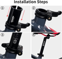 Orenge Kerékpár Nyeregcső Adapter 27.2-31.6mm Alumínium Szűkítő Gyűrű 4