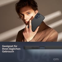 Husă ORETECH pentru Samsung Galaxy A16 cu 2 folii de sticlă securizată, husă de protecție din silicon negru-transparent 7