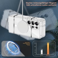 Priehľadný kryt ORETECH s magnetickým uchytením a podporou MagSafe pre Samsung Galaxy S25 Ultra 3