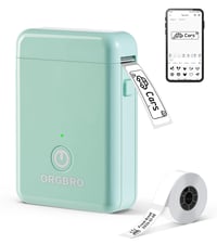 Imprimantă termică portabilă cu Bluetooth ORGBRO X1 - Dispozitiv wireless pentru imprimarea etichetelor și autocolantelor 1
