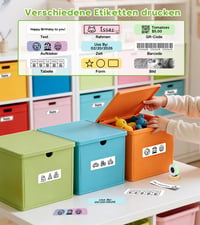 Imprimantă termică portabilă cu Bluetooth ORGBRO X1 - Dispozitiv wireless pentru imprimarea etichetelor și autocolantelor 4