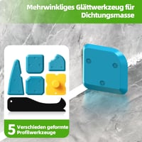 ORHOMELIFE 5 az 1-ben szilikon eltávolító készlet, fugázó szerszám, 6 csere betéttel 6