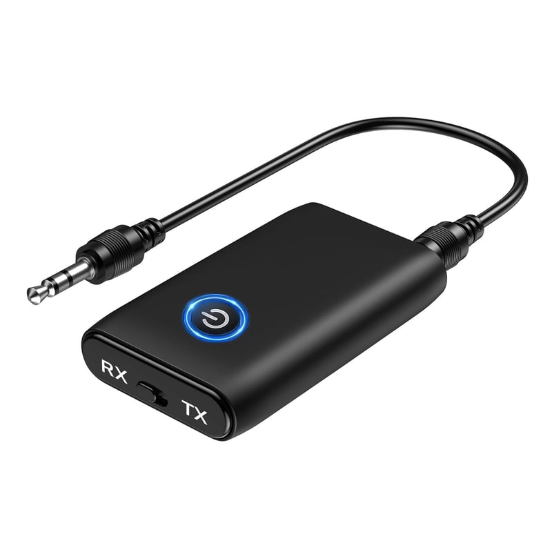 ORIA Bluetooth 5.3 AUX adapter - 2-u-1 bežični audio prijemnik za zvučnike, automobile, slušalice - domet 10 m, CVC poništavanje buke