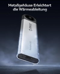 ORICO 1TB Hordozható SSD 1050MB/s USB-C Külső Merevlemez Telefon Tablet Laptop 5