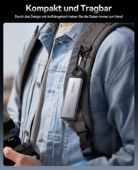 ORICO 1TB Hordozható SSD 1050MB/s USB-C Külső Merevlemez Telefon Tablet Laptop 2