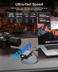 ORICO 1TB hordozható SSD 2000MB/s USB 3.2 Gen 2x2 külső merevlemez 2