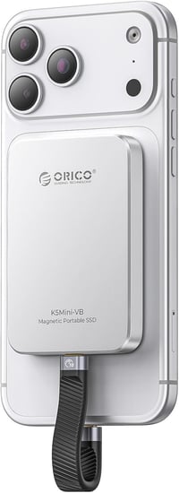 ORICO 480GB Mágneses Külső SSD, Alumínium, 460MB/s, MagSafe Kompatibilis 1