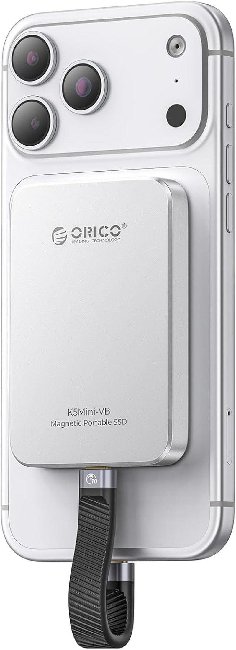 ORICO 480GB Mágneses Külső SSD, Alumínium, 460MB/s, MagSafe Kompatibilis