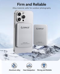 ORICO 480GB Mágneses Külső SSD, Alumínium, 460MB/s, MagSafe Kompatibilis 5