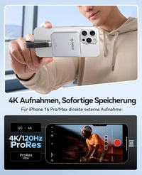 ORICO K20Mini 480GB mágneses külső SSD, 2000 MB/s, USB-C 5