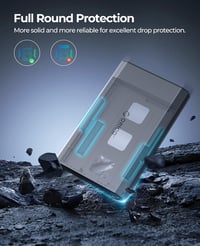 ORICO DD35-C3 alumínium 3,5"-os külső merevlemez ház, USB 3.2 Gen2, max. 20 TB, MacBook/Windows 7