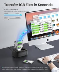 ORICO DD28U3-C Dvojšachtová dokovacia stanica pre HDD, USB 3.0, offline klonovanie, 2,5"/3,5" SATA HDD/SSD, podpora UASP, 2 x 18 TB 5