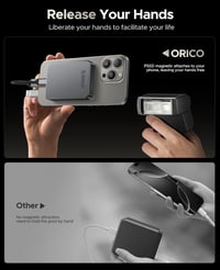 ORICO K5Plus 480GB hordozható külső SSD, USB-C 7