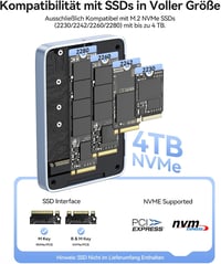 ORICO AP80F-BK mágneses M.2 NVMe SSD ház 6 az 1-ben hubbal, 10Gbps, PD 100W 6