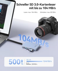 ORICO AP80F-BK mágneses M.2 NVMe SSD ház 6 az 1-ben hubbal, 10Gbps, PD 100W 8