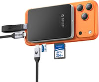 ORICO AP80F-BK mágneses M.2 NVMe SSD ház 6 az 1-ben hubbal, 10Gbps, PD 100W 1