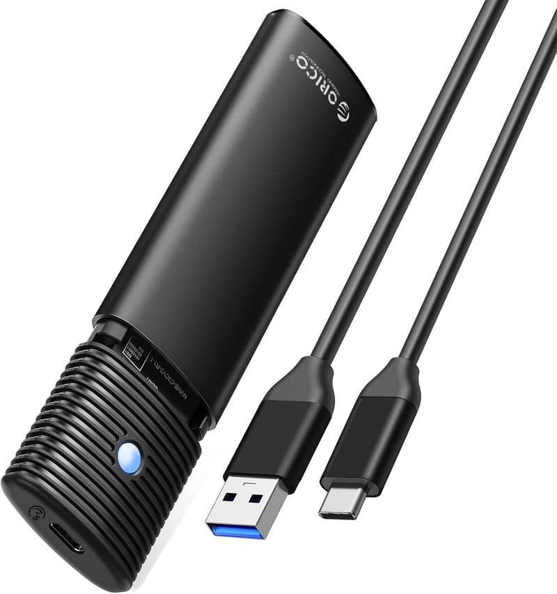 ORICO M.2 SATA SSD Külső Ház USB 3.2 Gen1 Alumínium Szerszám Nélkül
