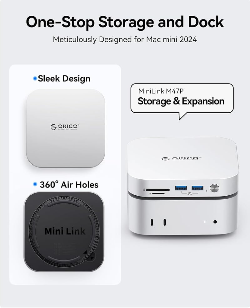 ORICO MiniLink M47P 40Gbps USB-C Hub Multiport Adapter