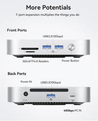 ORICO MiniLink M47P 40Gbps USB-C Hub Multiport Adapter 3