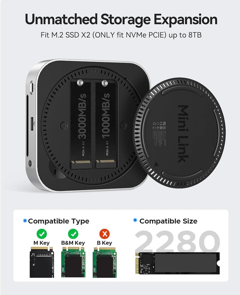 ORICO MiniLink M47P 40Gbps USB-C Hub Multiport Adapter