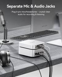 ORICO MiniLink Mac mini M4 dokkoló állomás SSD ház USB 3.0 SD kártyaolvasó 6