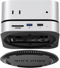 ORICO MiniLink Mac mini M4 dokkoló állomás SSD ház USB 3.0 SD kártyaolvasó 1