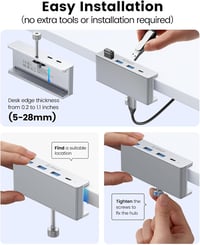 ORICO USB 3.0 Hub alumínium 4 portos elosztó 3 Type-A és 1 Type-C csatlakozóval 5