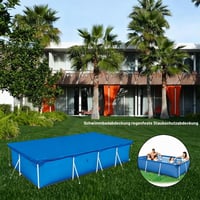 Oriental riverkit Husă dreptunghiulară pentru piscină 220 x 150 cm, prelată impermeabilă pentru acoperirea piscinelor exterioare 5