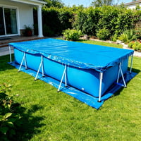 Oriental riverkit Husă dreptunghiulară pentru piscină 220 x 150 cm, prelată impermeabilă pentru acoperirea piscinelor exterioare 3