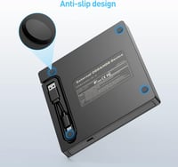 ORIGBELIE Külső DVD Meghajtó USB 3.0 4 USB Port SD Kártya Olvasó Laptop Mac PC 8