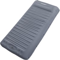 Origem 14 cm Önfelfújó Kemping Matrac, Ultrakönnyű Hordozható Szőnyeg Lábpumpával Túrázáshoz - Lightgrey 1