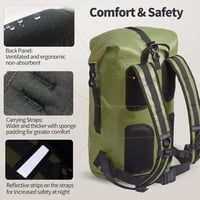 Origem 35L vízálló hátizsák rolltop száraz táska laptoptartóval 4