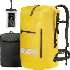 Rucsac Impermeabil Origem 35L-85L Tip Rolltop cu Compartiment Laptop pentru Caiac
