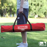 Original Cup Cornhole Játék Szett - Hivatalos Méretű Amerikai Ügyességi Játék - Hordozható PVC Keret, 8 Dobózsák, Táskával - Kerti, Strand,  - Cornhole Toss 5