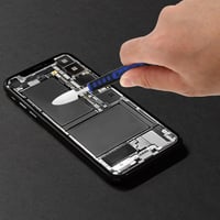 OriGlam 6 darab kétvégű fém spudger készlet iPhone iPad iPod telefonokhoz tablet laptop MP3 okosóra nyitó feszítő szerszám 6