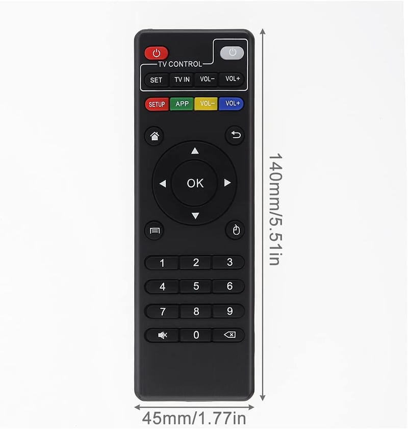 OriGlam Android TV Box távirányító MXQ T95 H96 kompatibilis