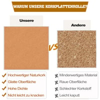 Rolă de avizier din plută autoadezivă origreen 40x60 cm, grosime 3 mm, pentru perete, potrivită pentru birou, bucătărie, acasă, proiecte DIY, postere și notițe 7